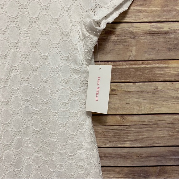 NWT Isaac Mizrahi lace eyelet scoop neck dress - Picture 6 of 11